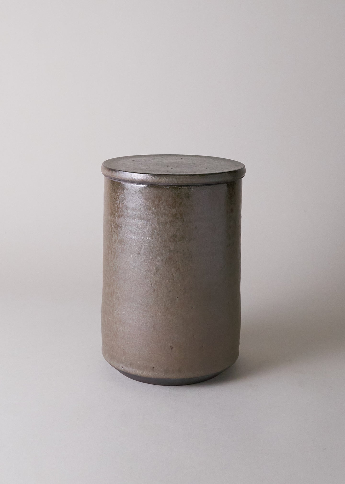Medium Canister in Tortoise Shell - Victoria Morris Pottery