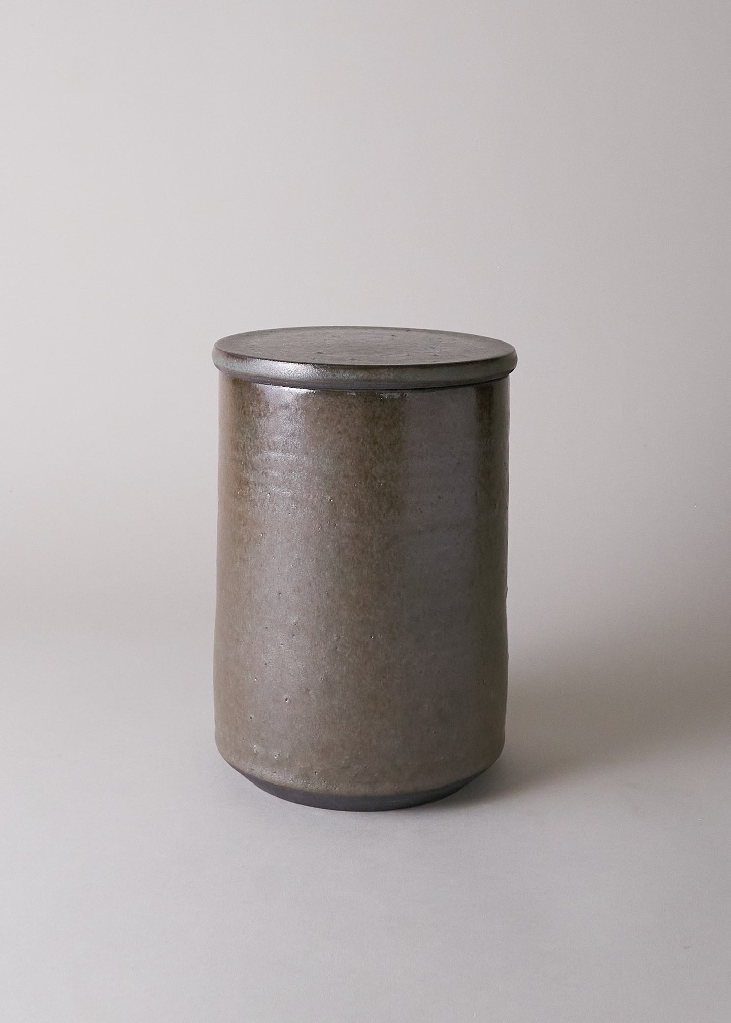 Medium Canister in Tortoise Shell - Victoria Morris Pottery