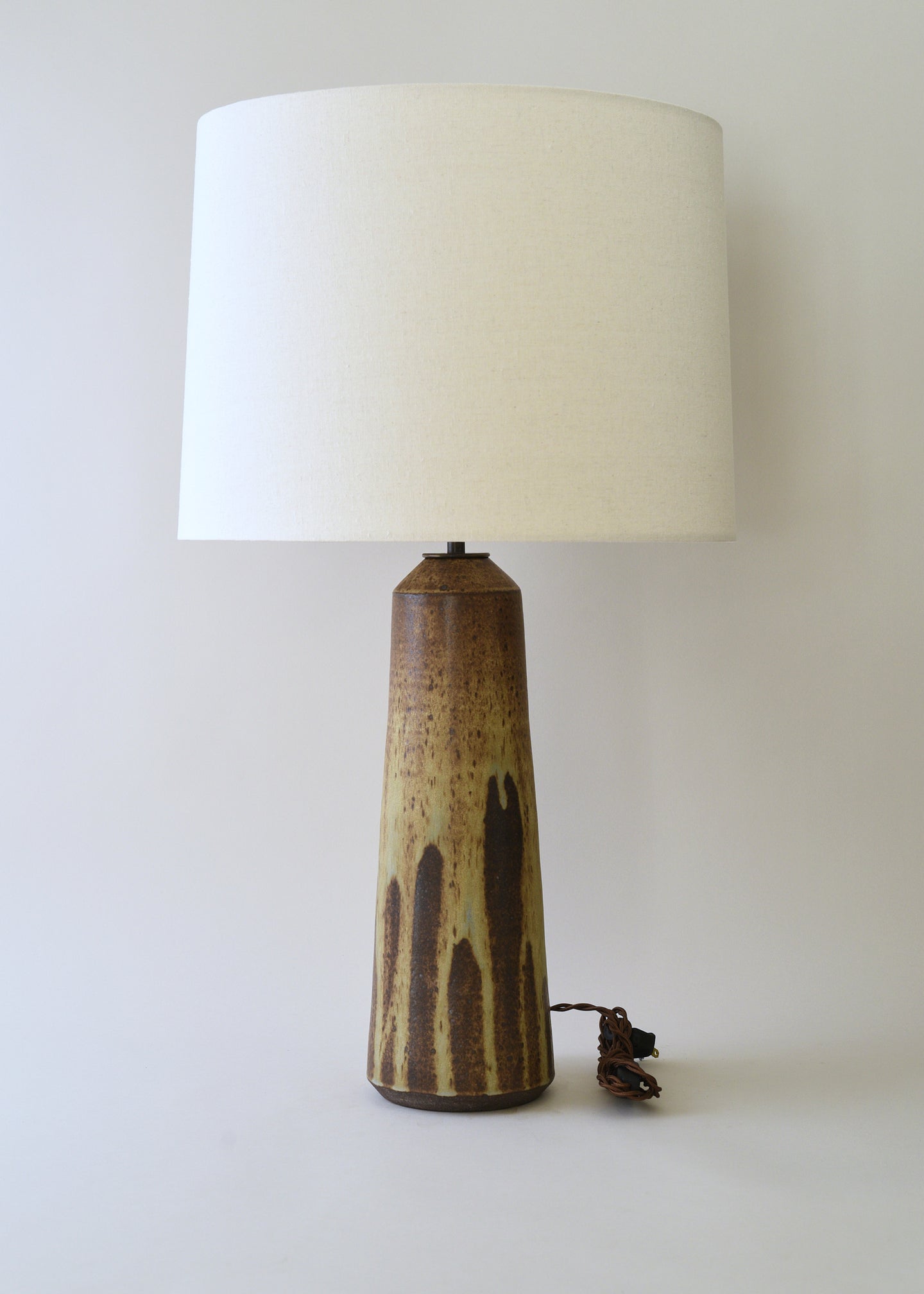 Large Column Lamp in Live Oak - Limited Edition - Victoria Morris Pottery