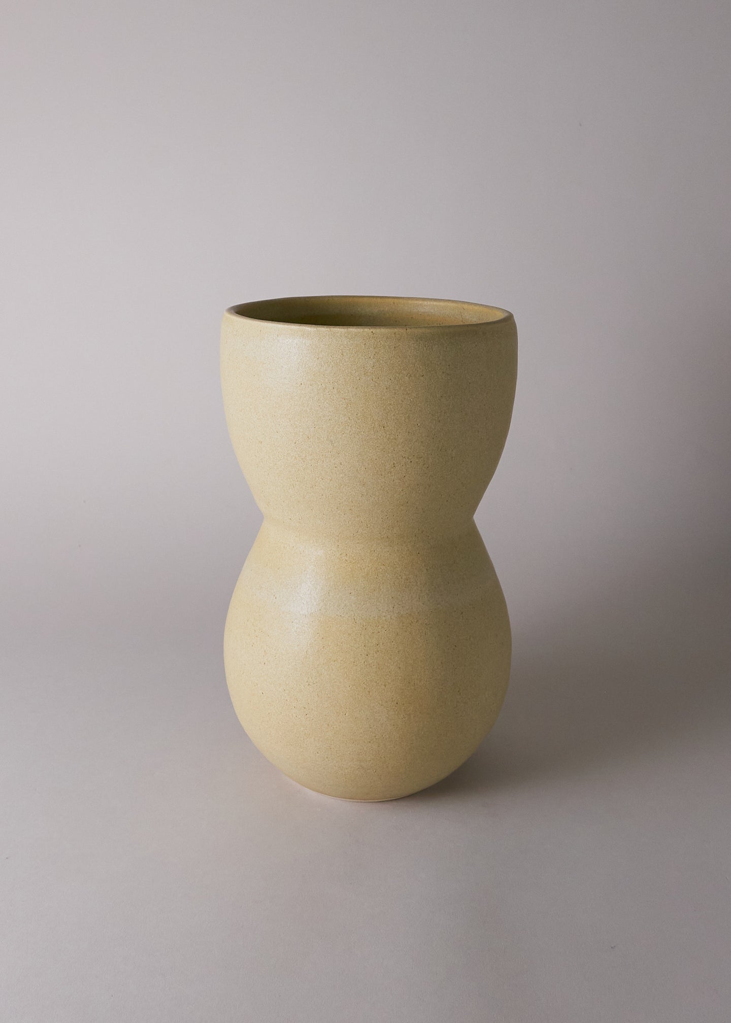 Large Flora Vase No.15 in Ochre - Victoria Morris Pottery