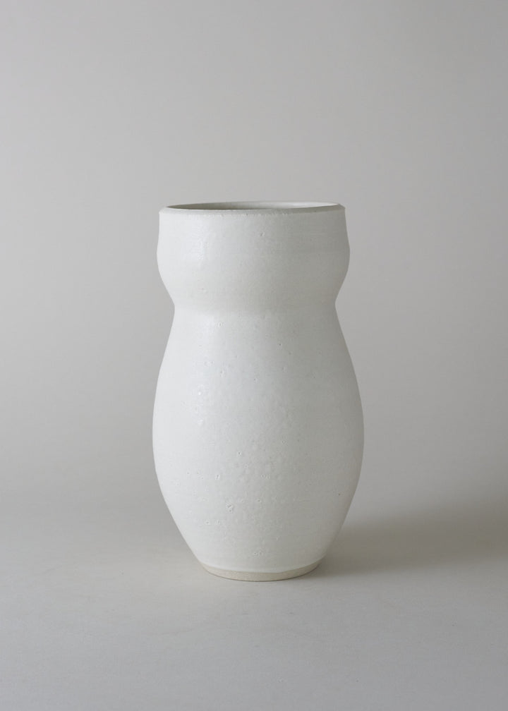 Large Gourd Series Vase in Ivory - Victoria Morris Pottery