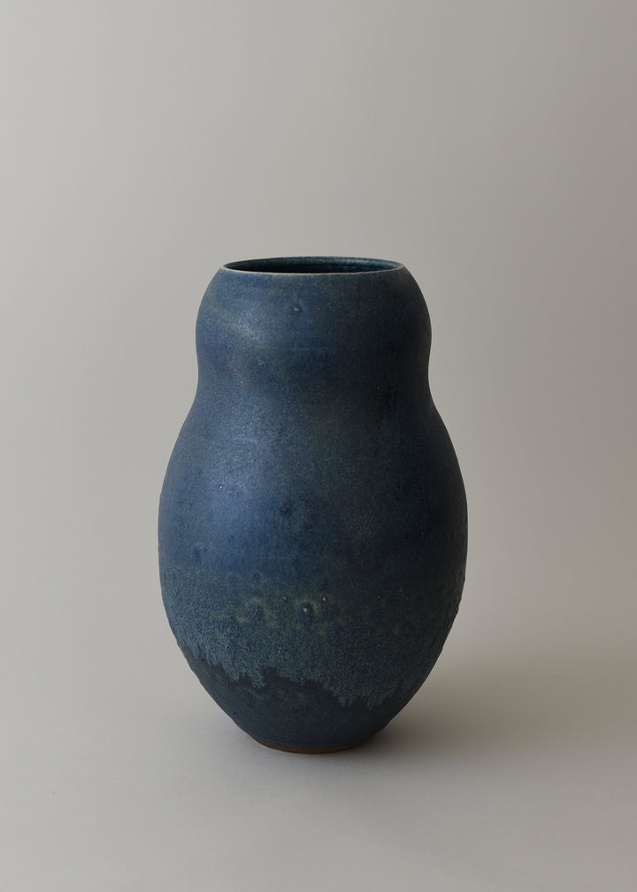 Gourd Vase in Ink - Victoria Morris Pottery