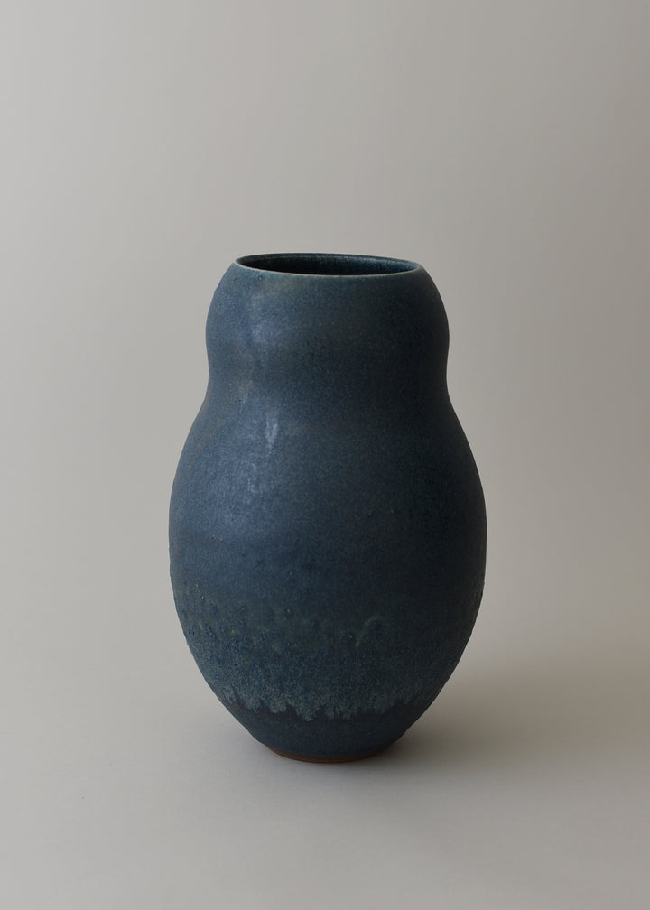 Gourd Vase in Ink - Victoria Morris Pottery