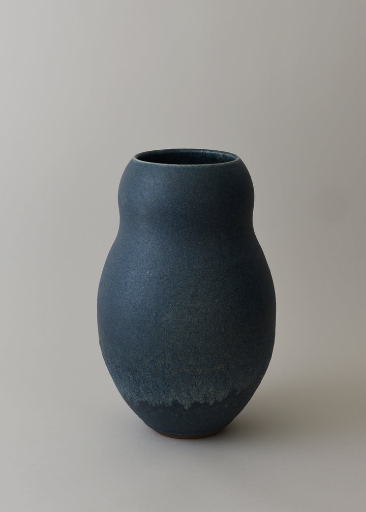 Gourd Vase in Ink - Victoria Morris Pottery