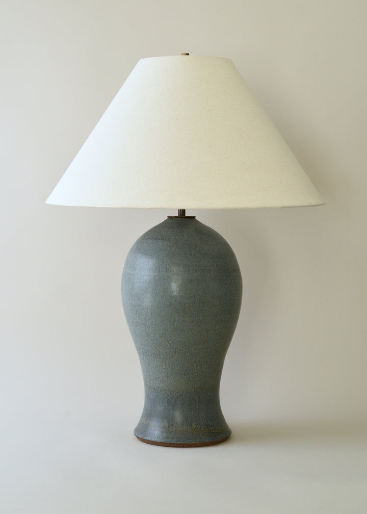 Large Laura Lamp in Lake Blue - Victoria Morris Pottery