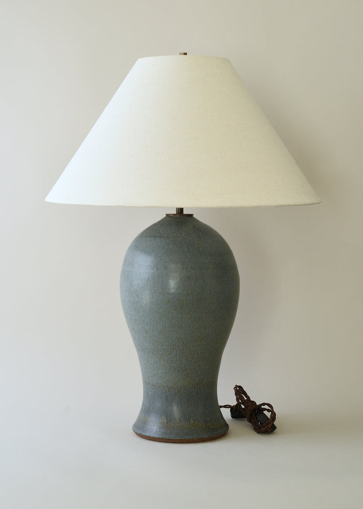 Large Laura Lamp in Lake Blue - Victoria Morris Pottery