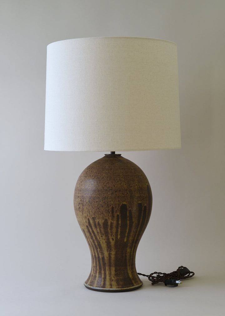 Large Laura Lamp in Live Oak - Victoria Morris Pottery