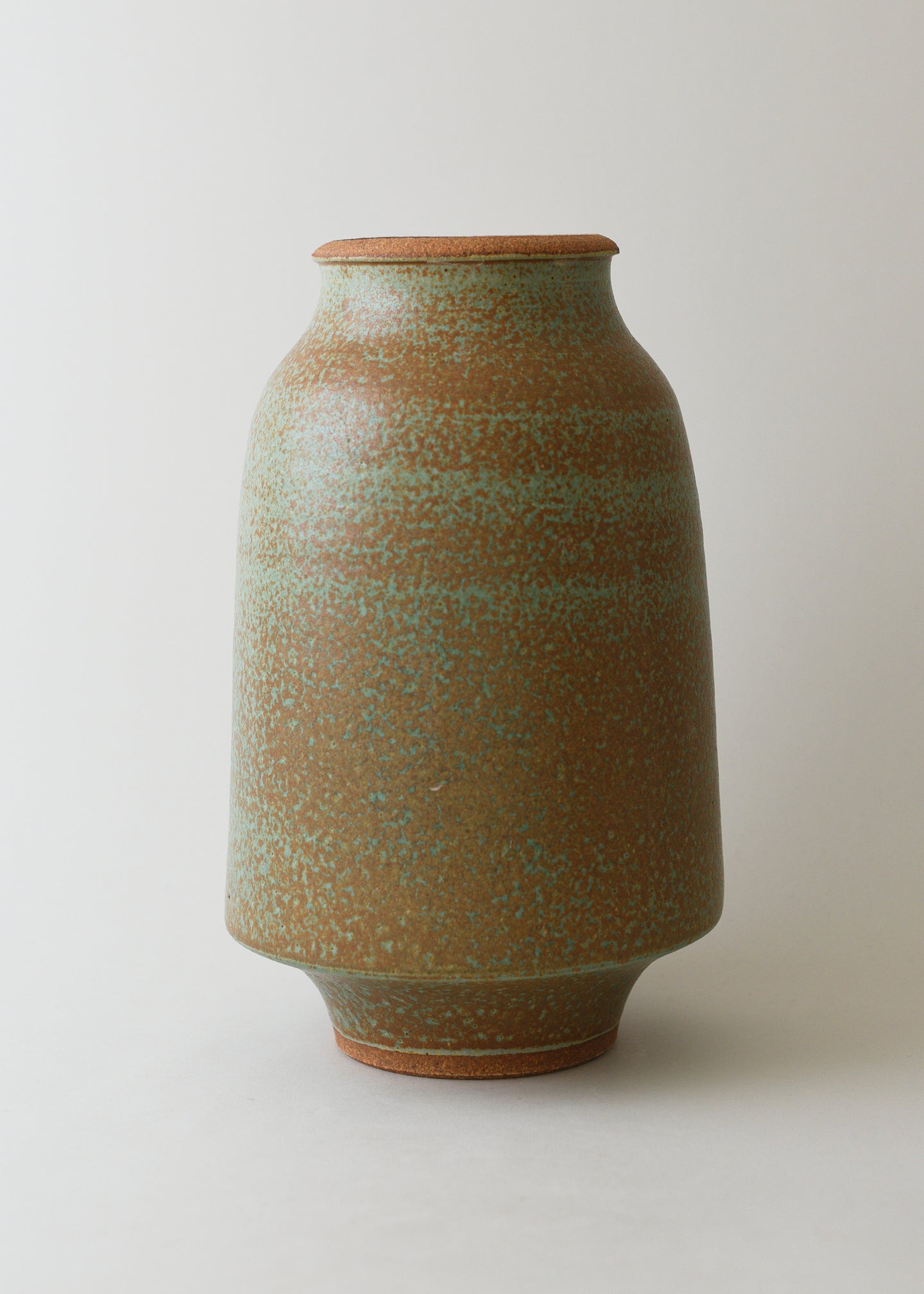 Large Lucy Series Vase in Copper Green - Victoria Morris Pottery