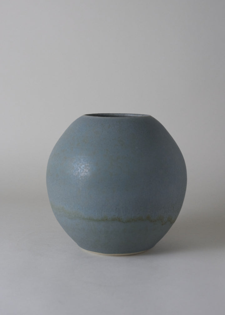Orb Vase in Lake Blue - Victoria Morris Pottery