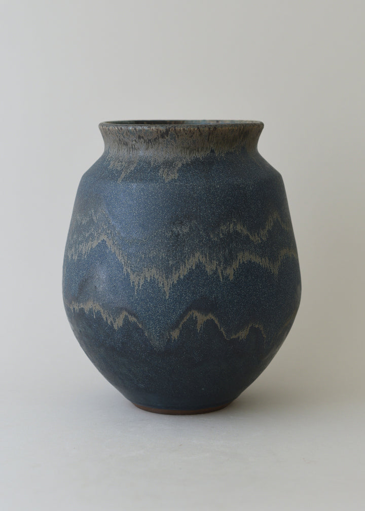 Large Poppy Series Vase in Bronzed Ink - Victoria Morris Pottery