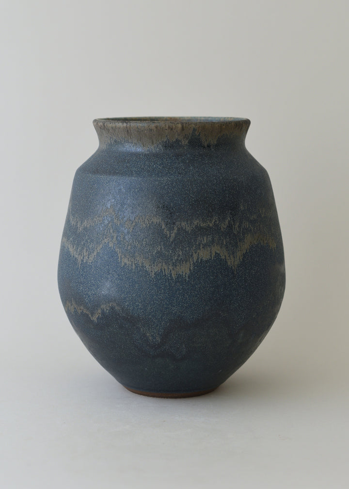 Large Poppy Series Vase in Bronzed Ink - Victoria Morris Pottery