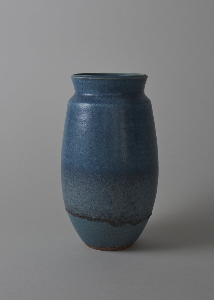 Large Poppy Vase in Azure - Victoria Morris Pottery