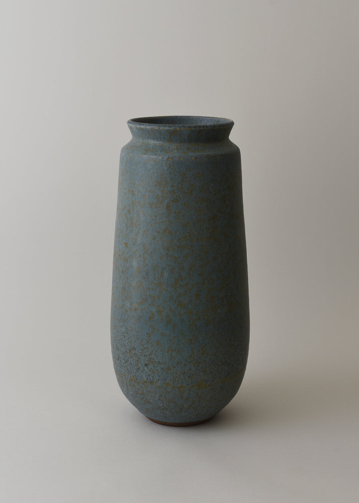 Tall Poppy Series Vase in Lake - Victoria Morris Pottery