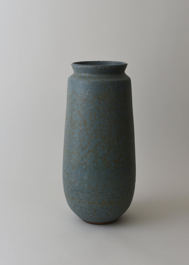 Tall Poppy Series Vase in Lake - Victoria Morris Pottery