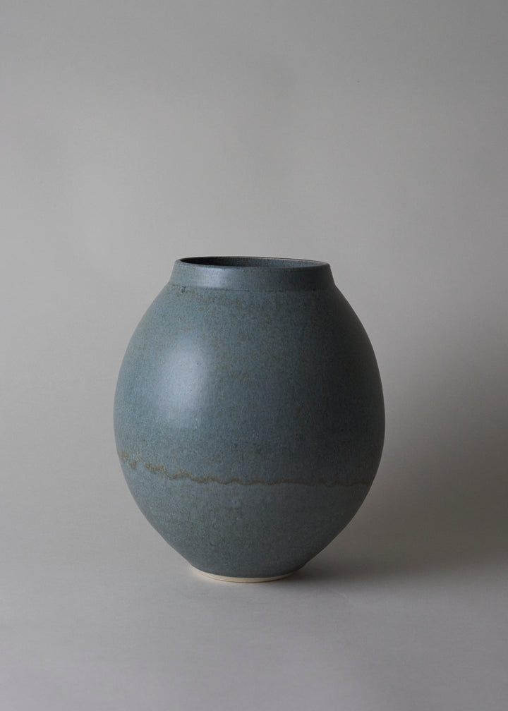 Round Vase Series in Lake - Victoria Morris Pottery