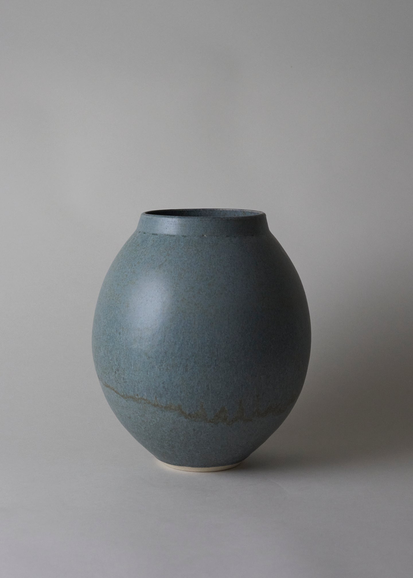 Round Vase Series in Lake - Victoria Morris Pottery