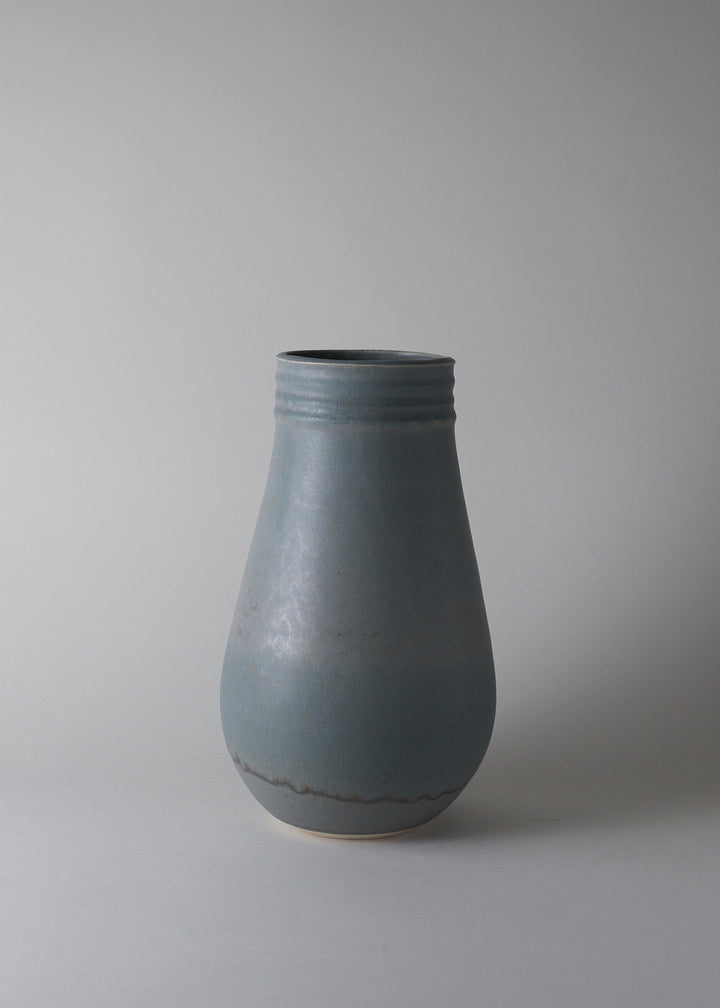 Large Teardrop Vase in Lake Blue - Victoria Morris Pottery