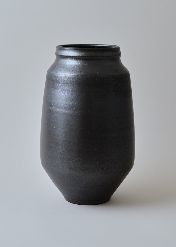 Large Poppy Series Vase in Iron - Victoria Morris Pottery