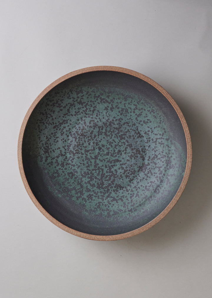 Large Low Ridge Bowl in Lichen - Victoria Morris Pottery