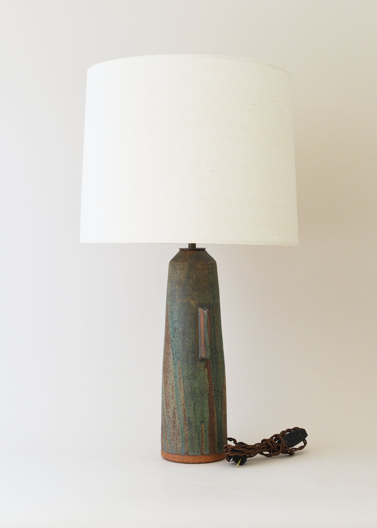 Sail Lamp in Lichen - Victoria Morris Pottery