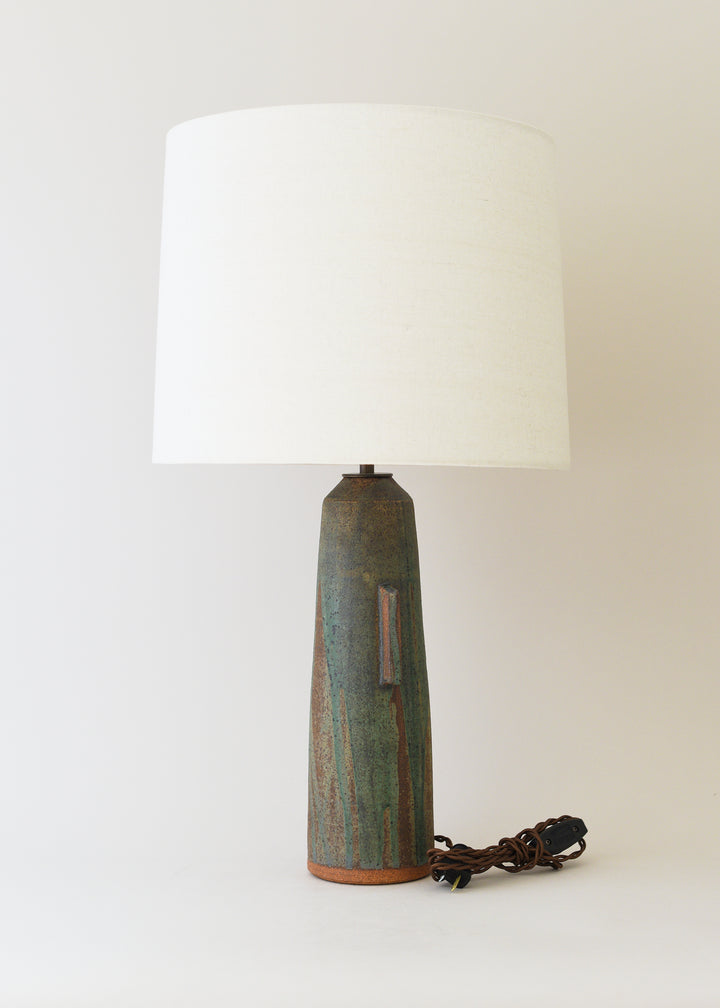 Sail Lamp in Lichen - Victoria Morris Pottery