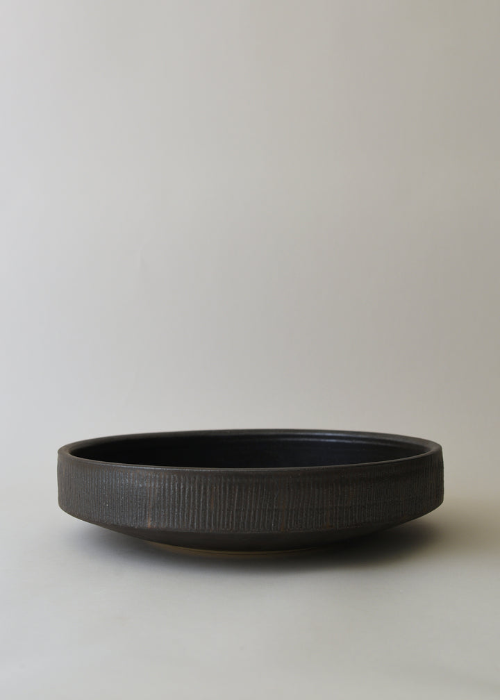 Low Scribe Bowl in Bronze - Victoria Morris Pottery