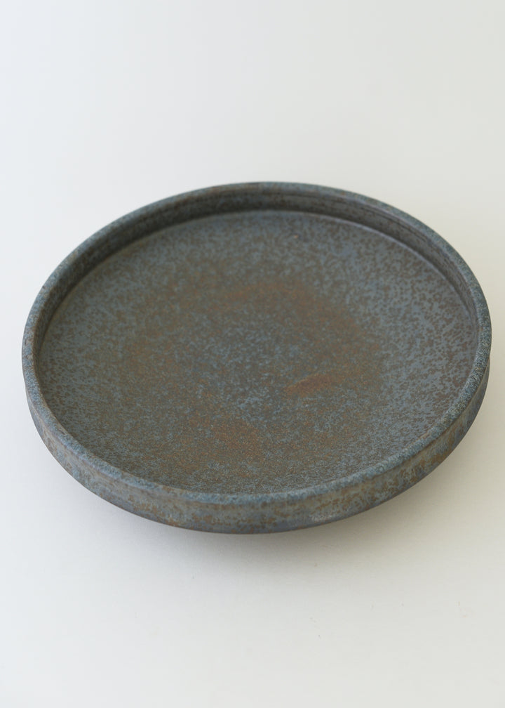 Large Low Ridge Bowl in Pond - Victoria Morris Pottery