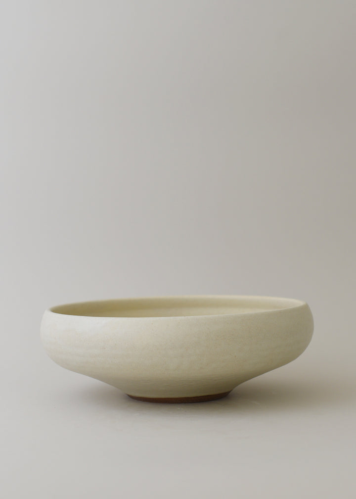 Low Lucy Bowl in Ivory - Victoria Morris Pottery