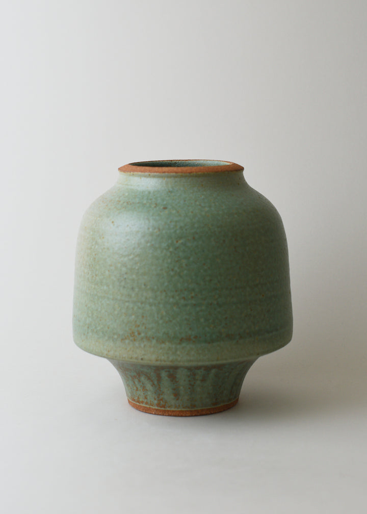 Lucy Series Vase in Copper Green - Victoria Morris Pottery