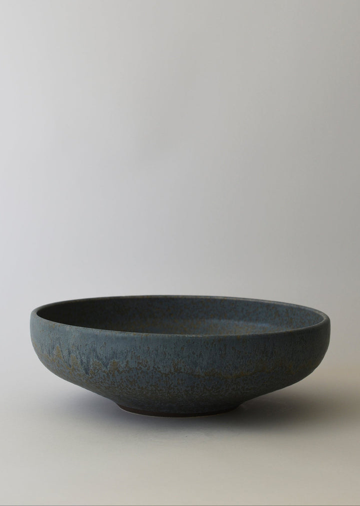 Large Low Lucy Bowl in Lake - Victoria Morris Pottery