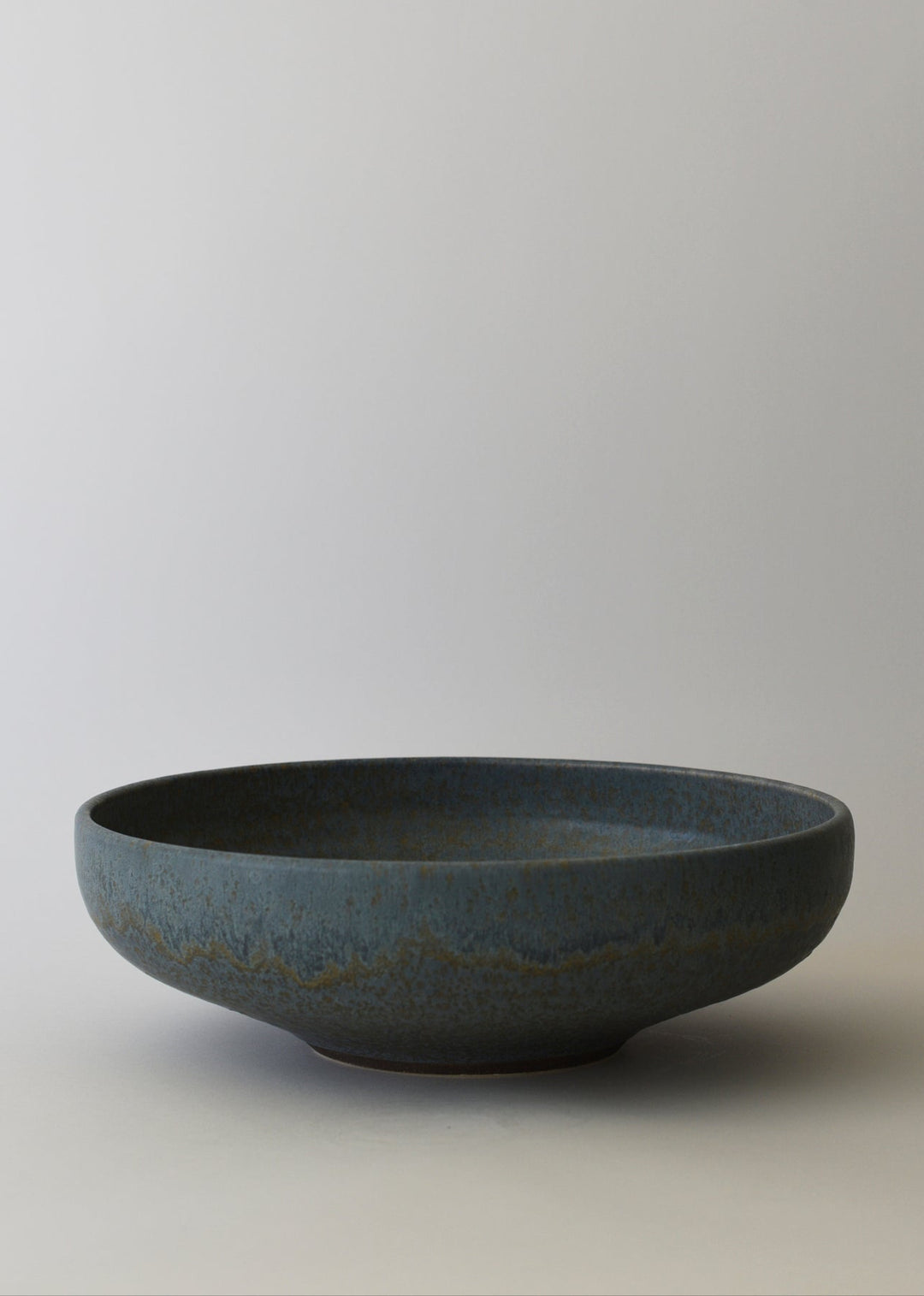 Large Low Lucy Bowl in Lake - Victoria Morris Pottery
