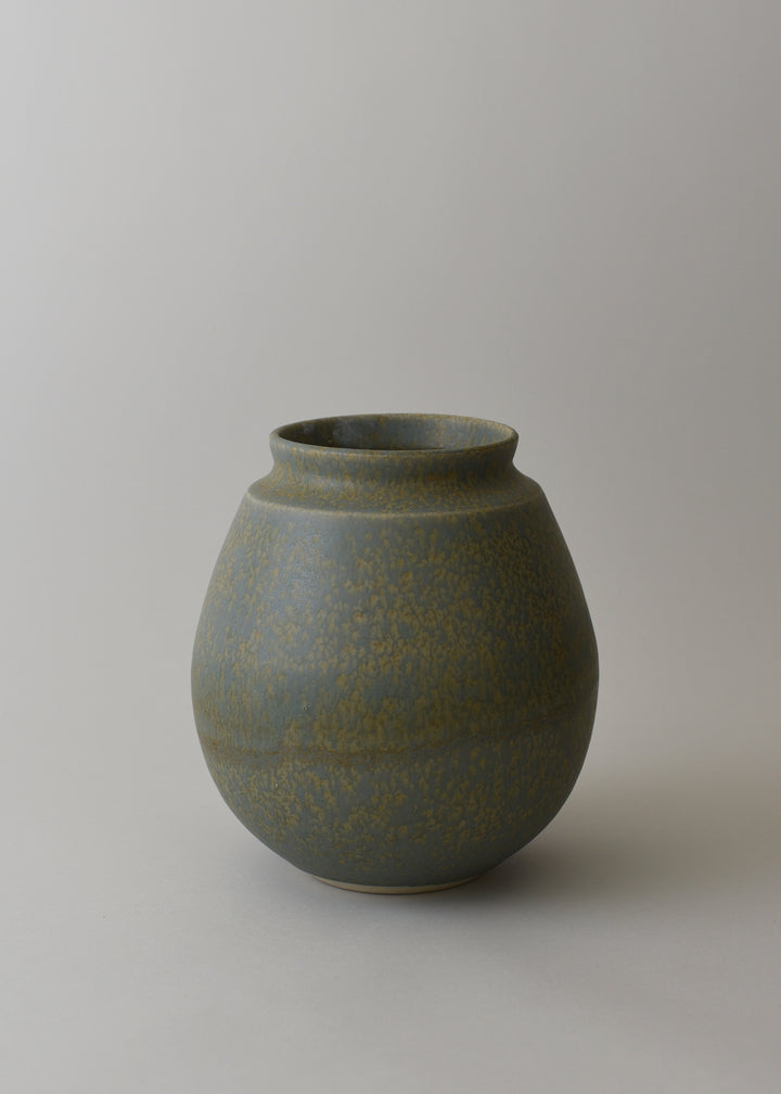 Low Poppy Series Vase in Agate - Victoria Morris Pottery