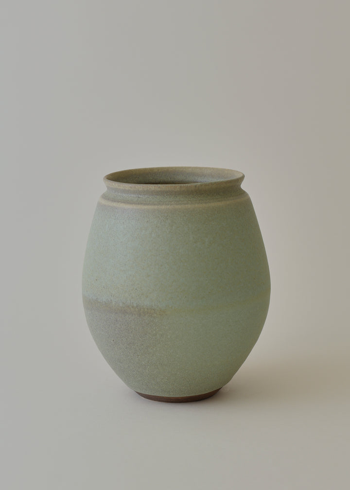 Low Poppy Vase in Mineral - Victoria Morris Pottery