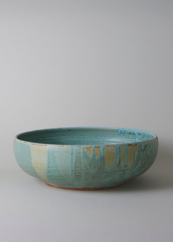 Large Low Rounded Bowl in Cobre - Victoria Morris Pottery