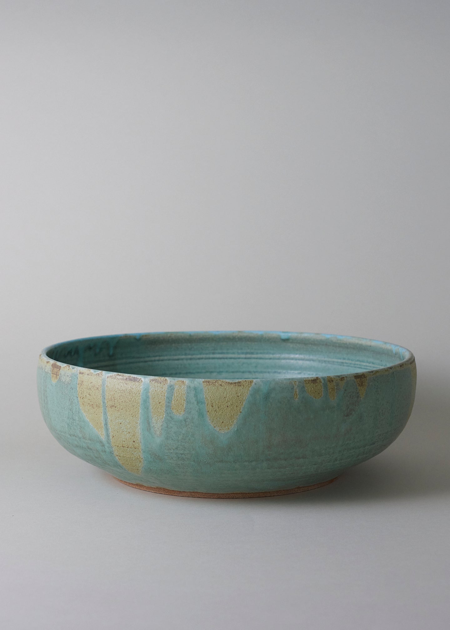 Large Low Rounded Bowl in Cobre - Victoria Morris Pottery