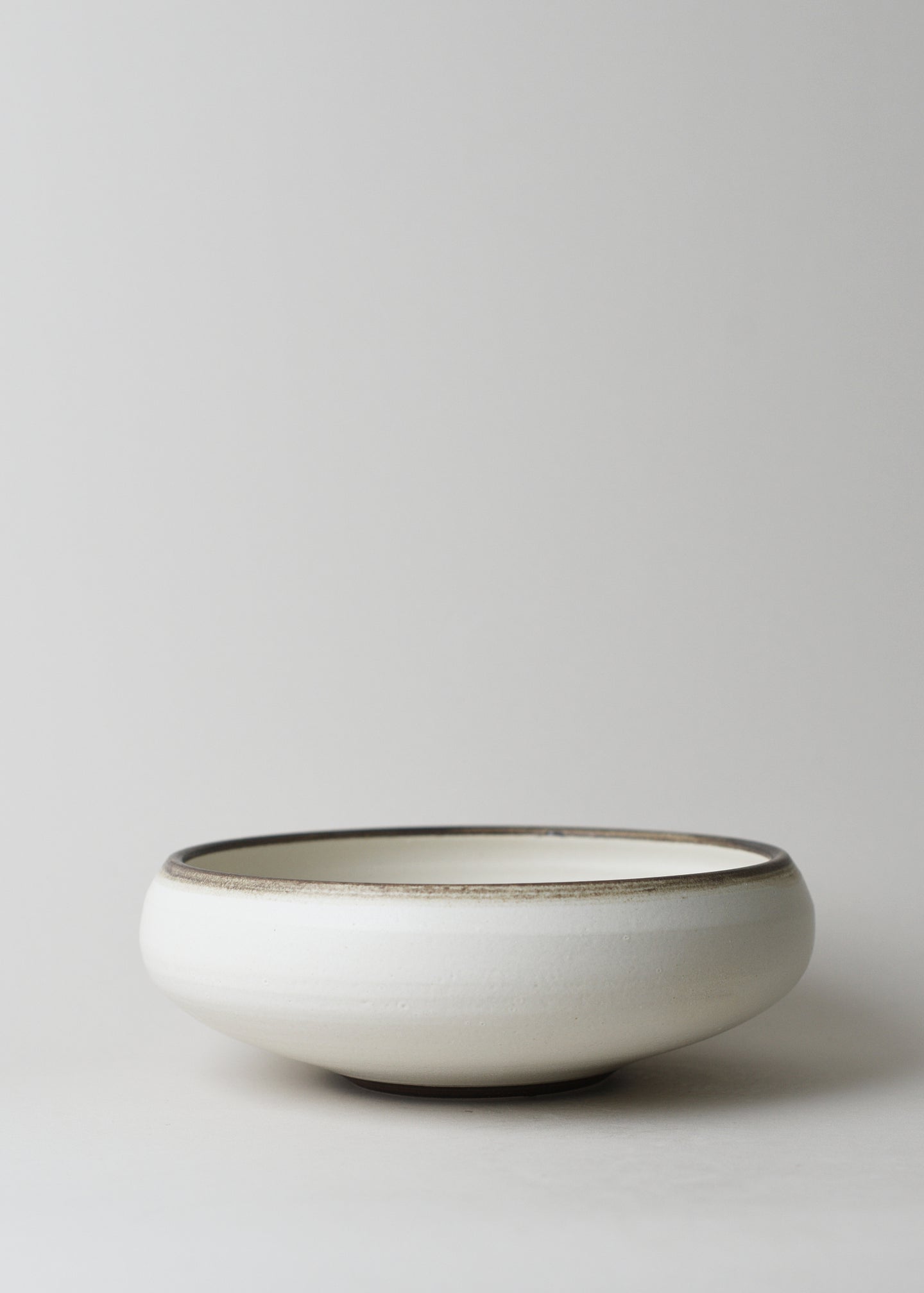 Low Rounded Bowl in Bronzed Birch - Victoria Morris Pottery