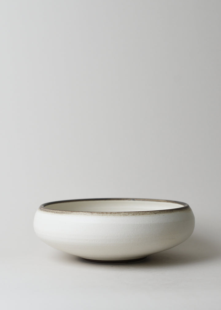 Low Rounded Bowl in Bronzed Birch - Victoria Morris Pottery
