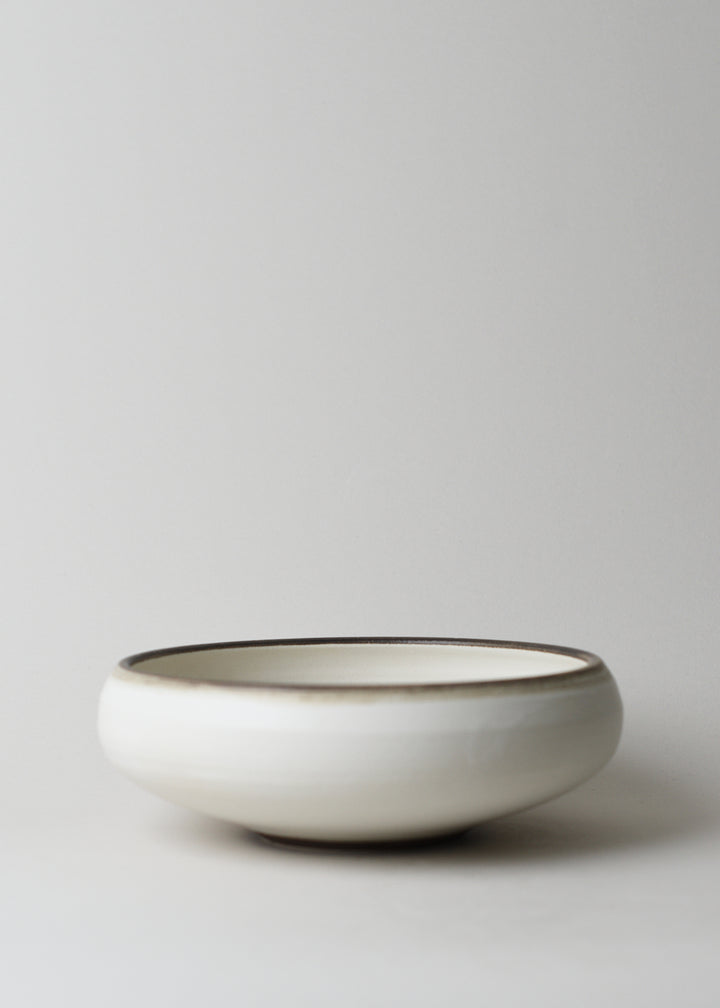 Low Rounded Bowl in Bronzed Birch - Victoria Morris Pottery