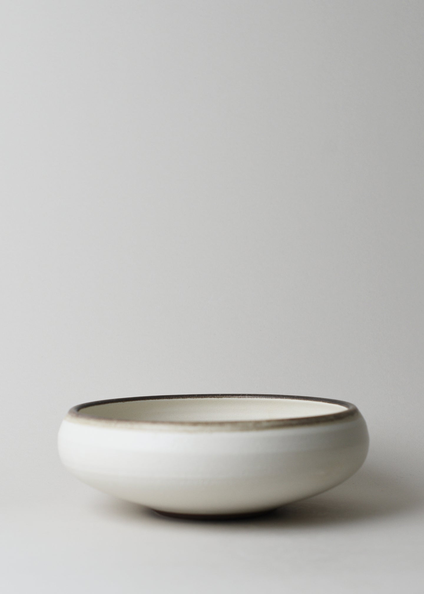 Low Rounded Bowl in Bronzed Birch - Victoria Morris Pottery