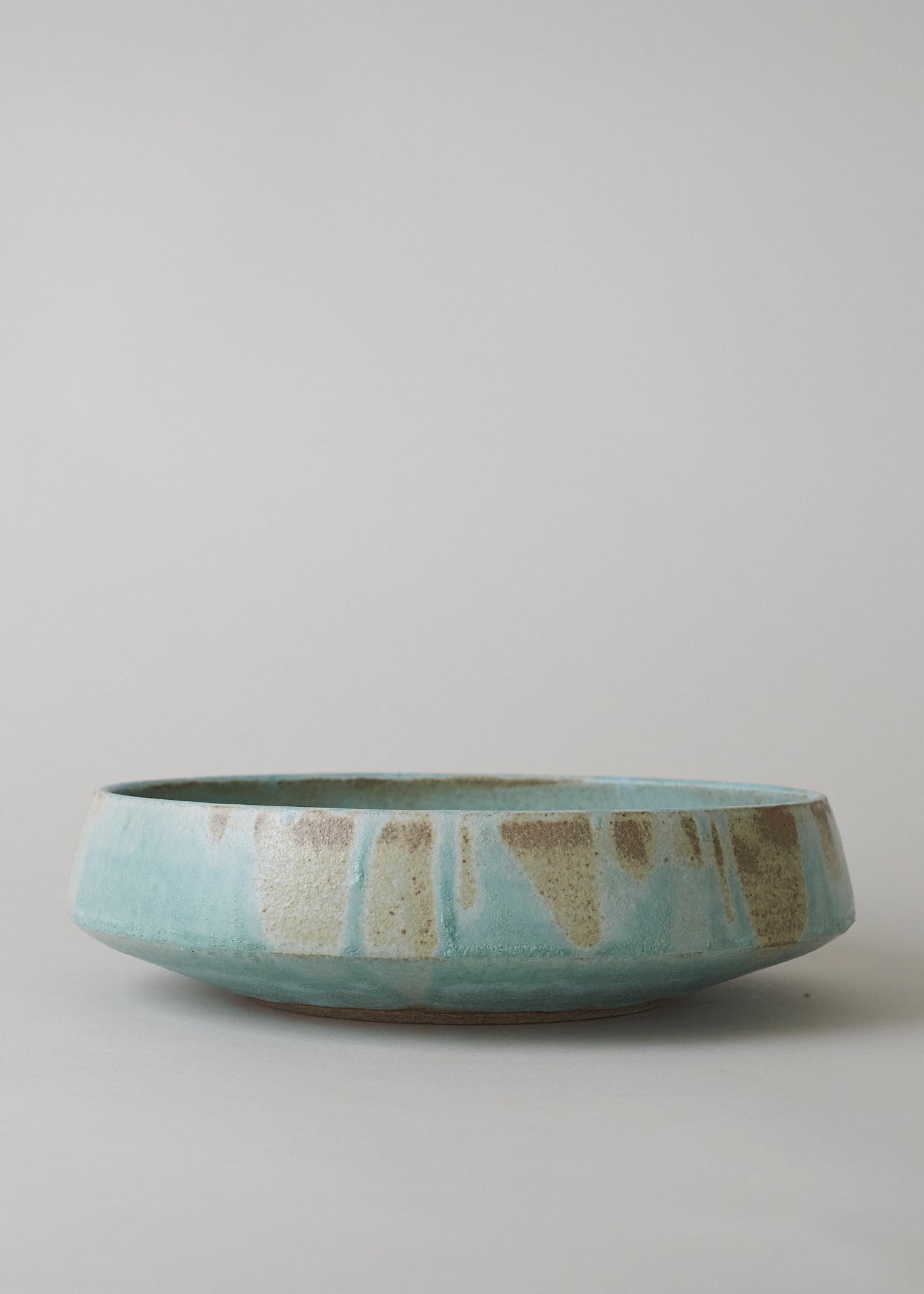 Low Architectural Bowl in Cobre - Victoria Morris Pottery