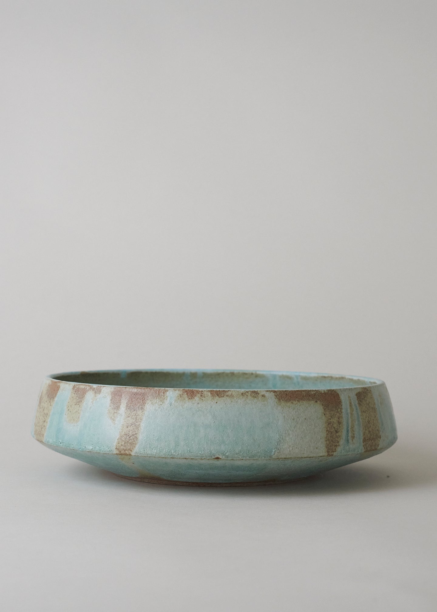 Low Architectural Bowl in Cobre - Victoria Morris Pottery