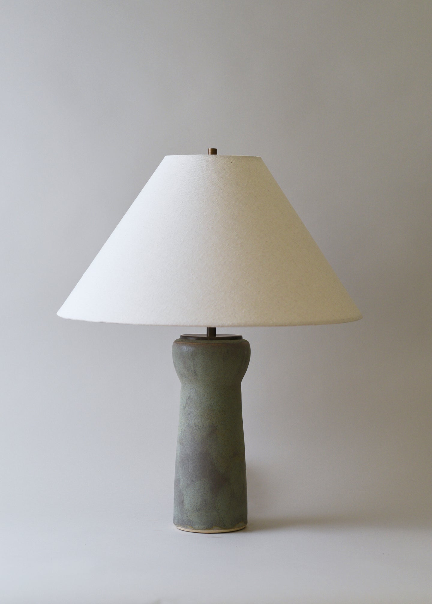 Lucretia Lamp in Brushed Mineral - Victoria Morris Pottery