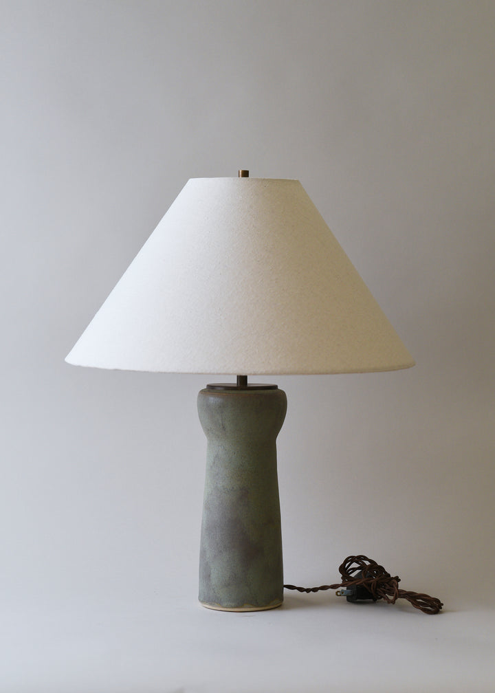 Lucretia Lamp in Brushed Mineral - Victoria Morris Pottery
