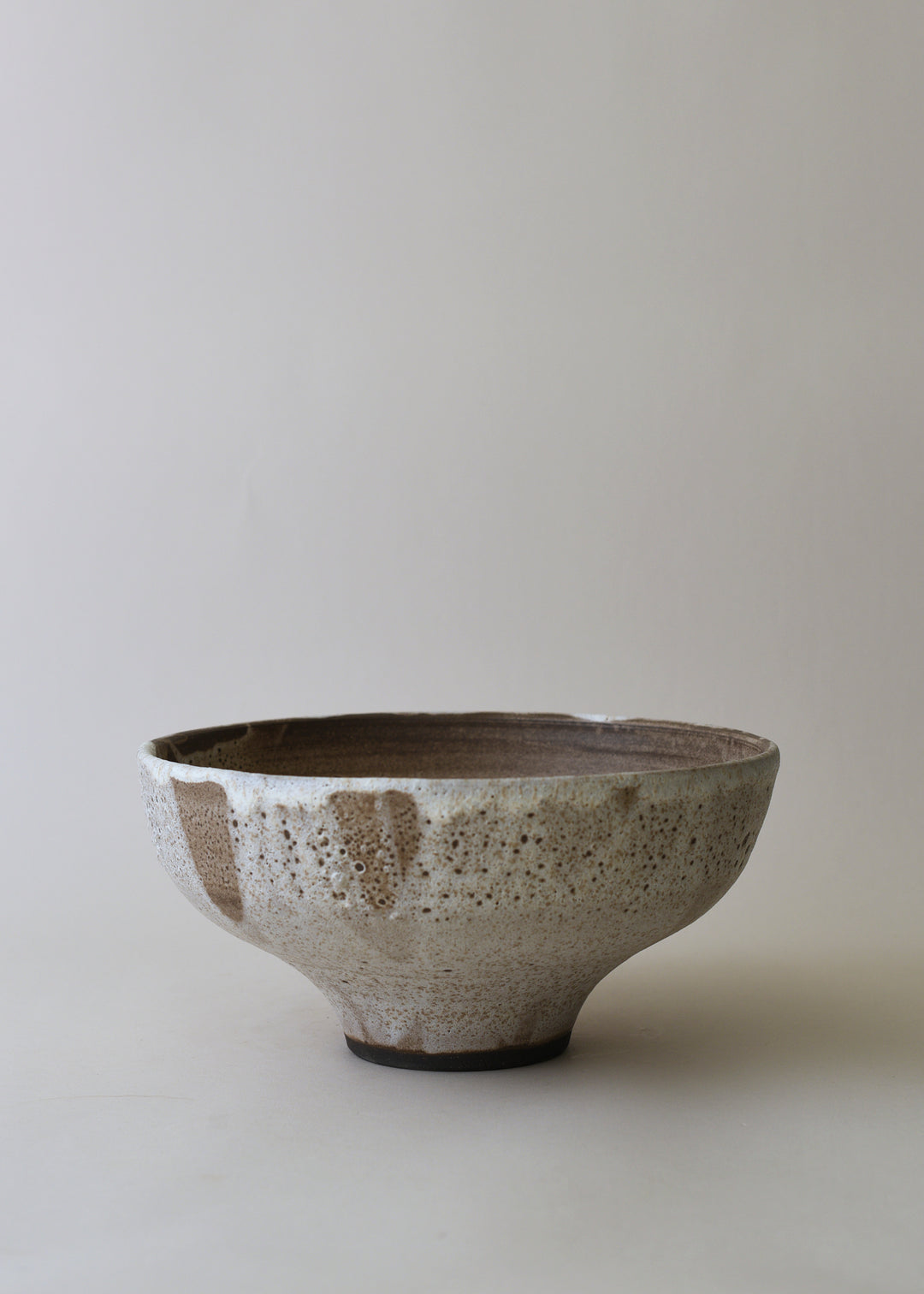 Lucy Series Bowl in Poured White - Victoria Morris Pottery