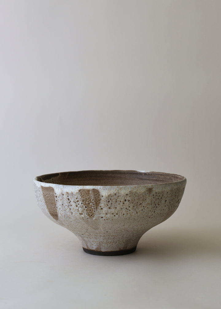 Lucy Series Bowl in Poured White - Victoria Morris Pottery