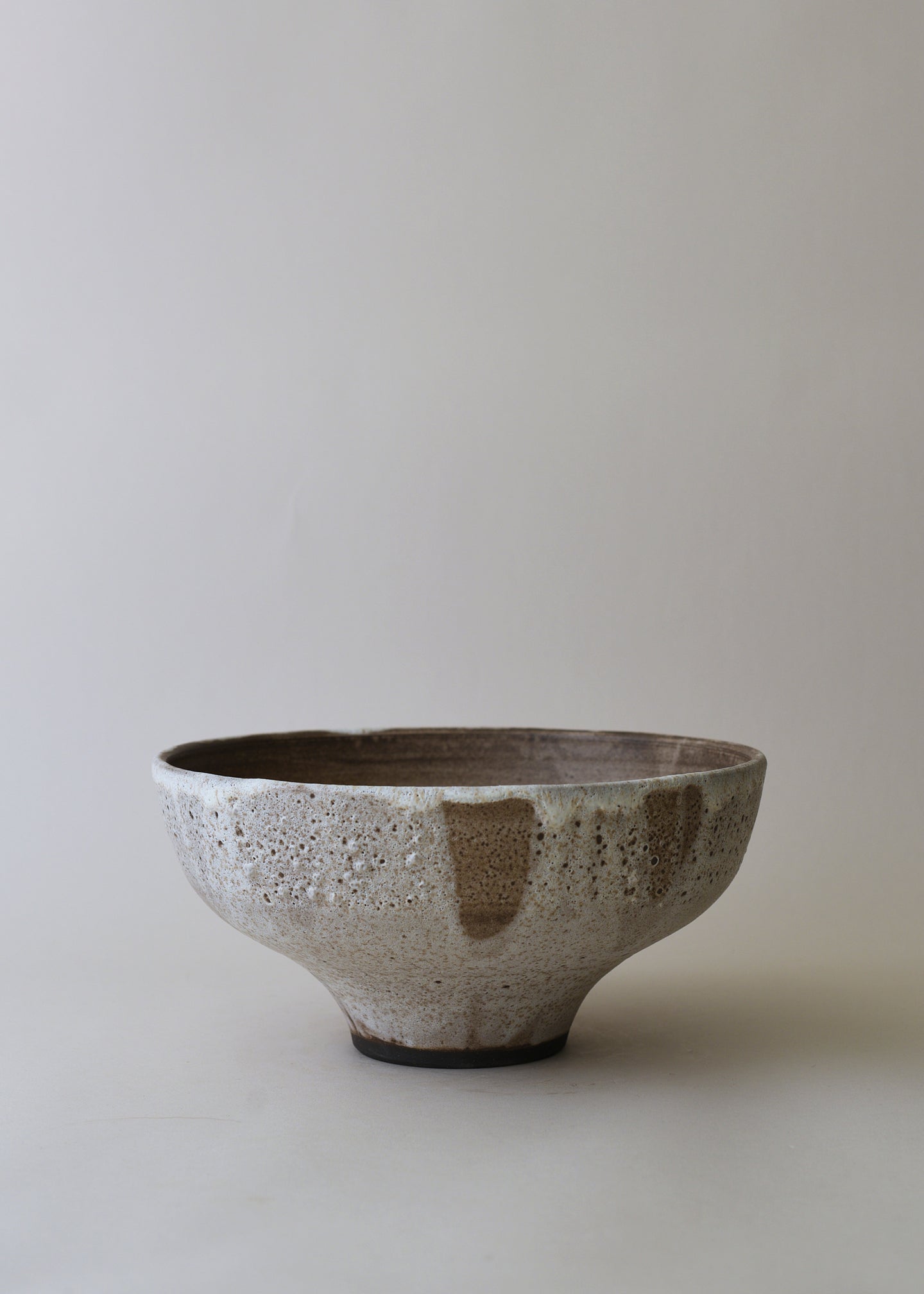 Lucy Series Bowl in Poured White - Victoria Morris Pottery