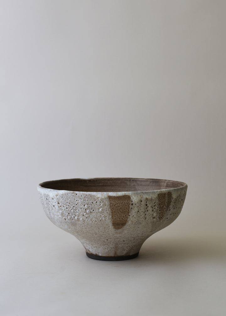 Lucy Series Bowl in Poured White - Victoria Morris Pottery