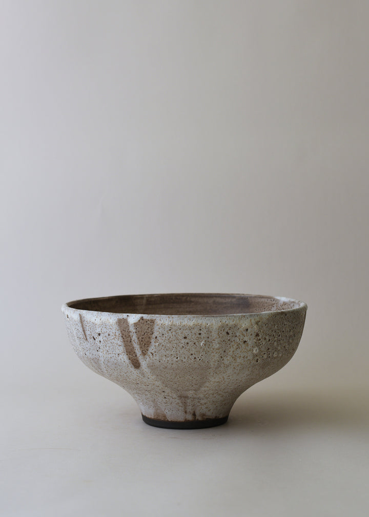 Lucy Series Bowl in Poured White - Victoria Morris Pottery