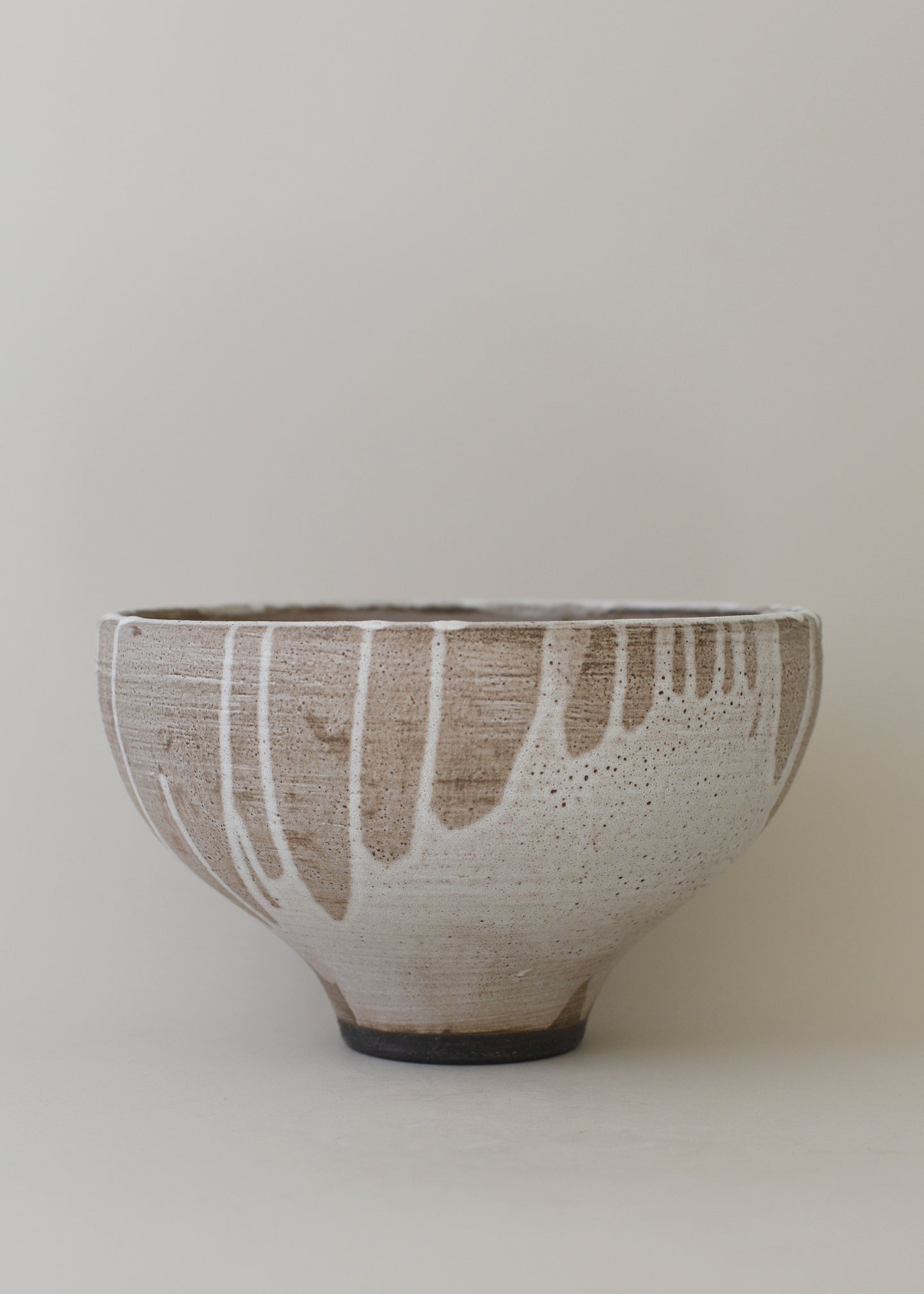 Lucy Series Bowl in Poured White - Victoria Morris Pottery