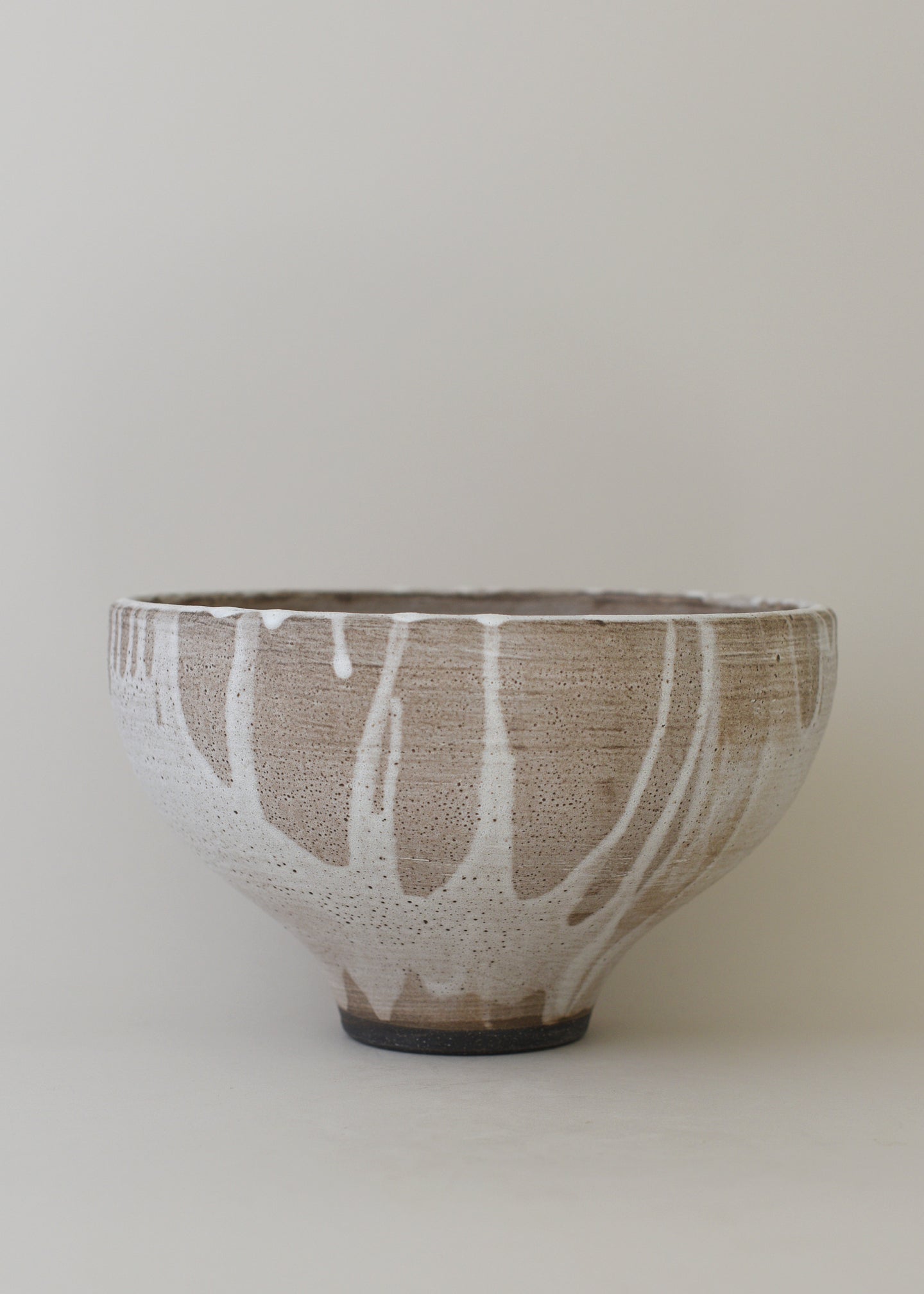 Lucy Series Bowl in Poured White - Victoria Morris Pottery